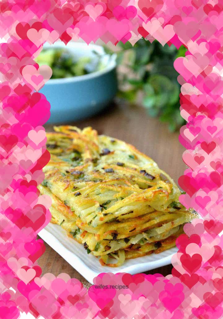 Potato shredded cake