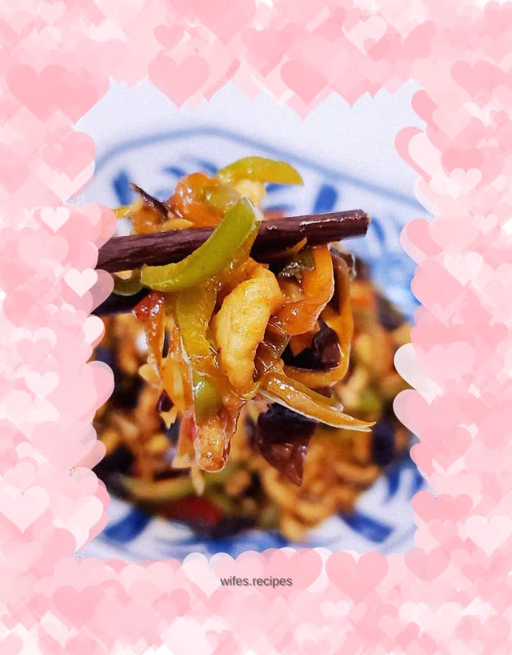 Sweet and sour delicious side dish~ Fish-flavored shredded chicken