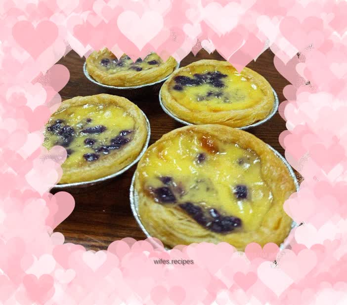 Purple Sweet Potato Egg Tart