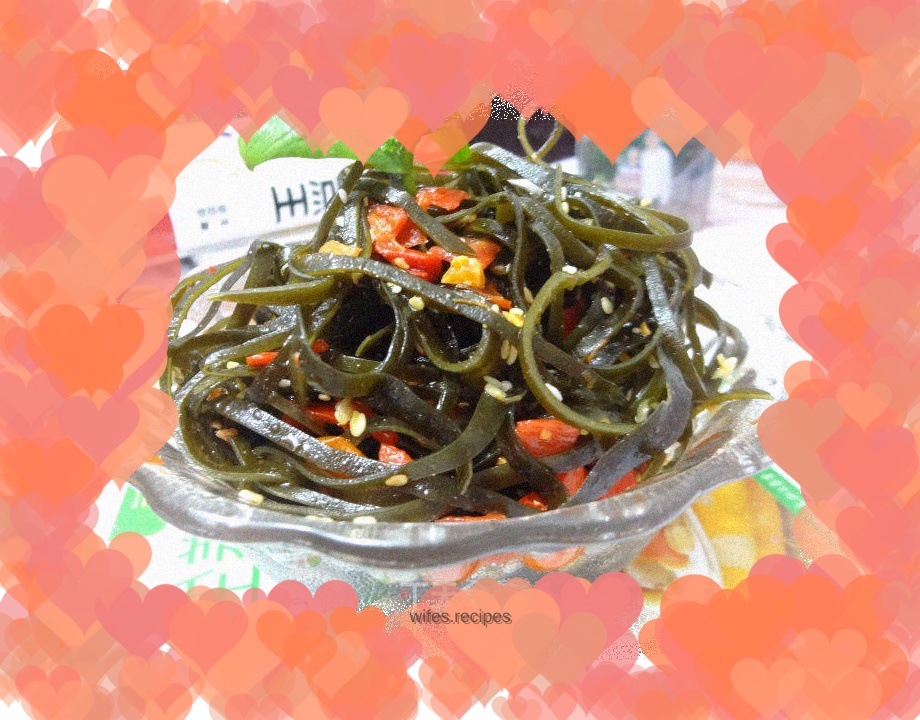 Hot and sour kelp shreds