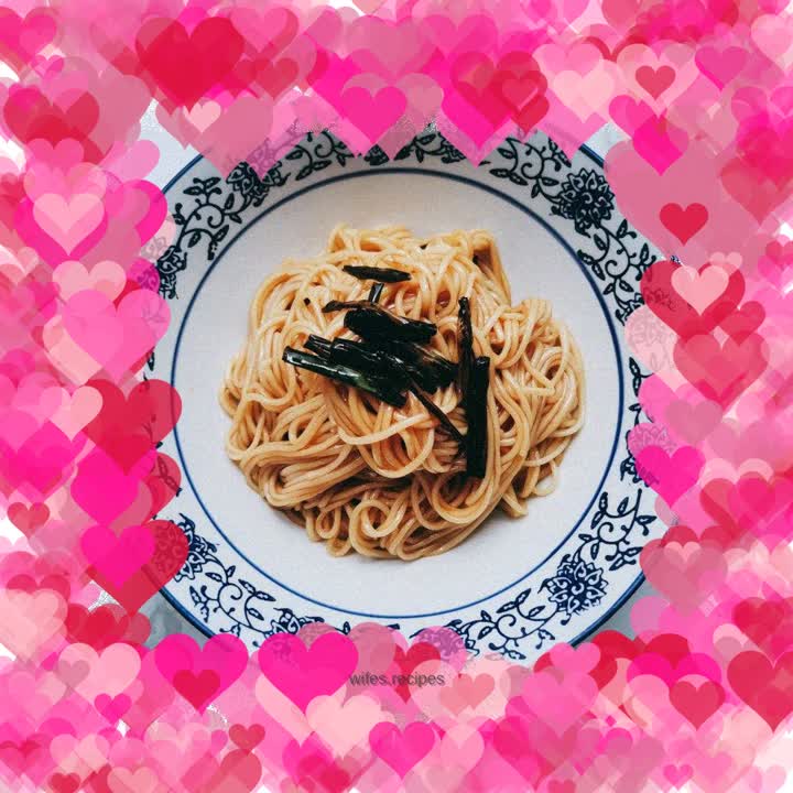 Scallion oil noodles