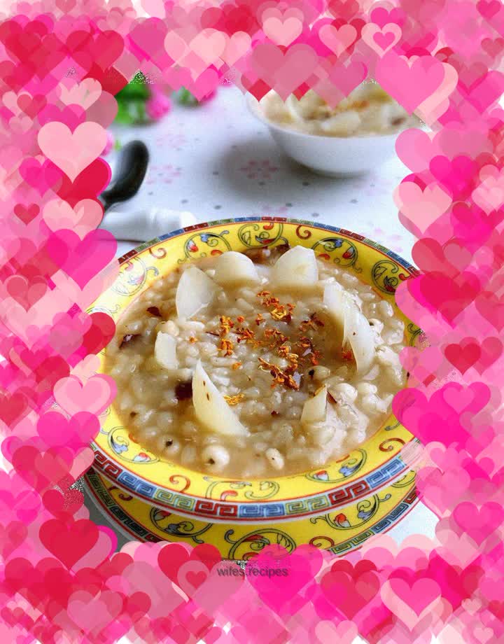 Lily and Osmanthus Porridge