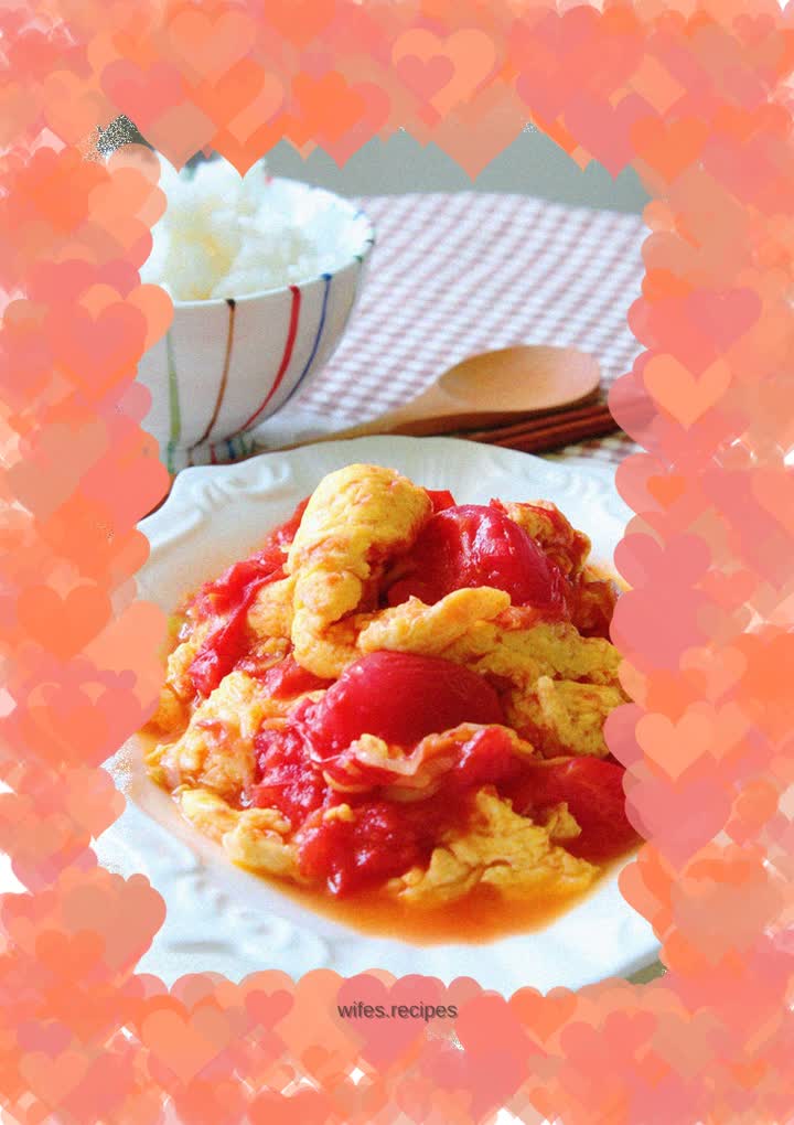 Scrambled eggs with tomatoes