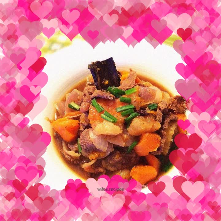 Stewed mutton with double radish