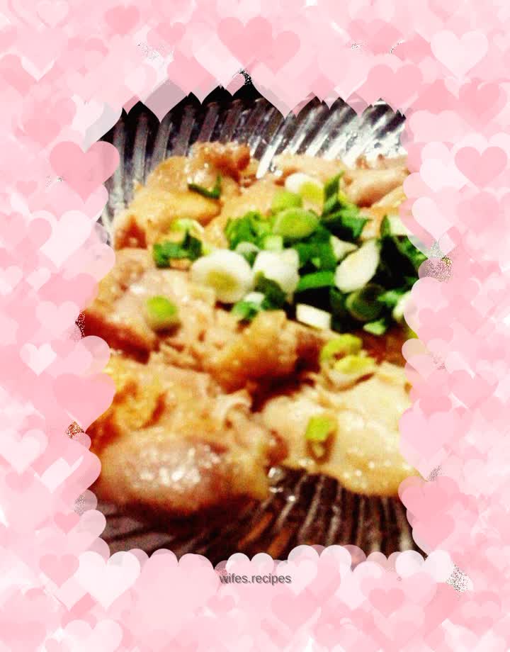 Pan-fried chicken legs without oil (¯﹃¯)