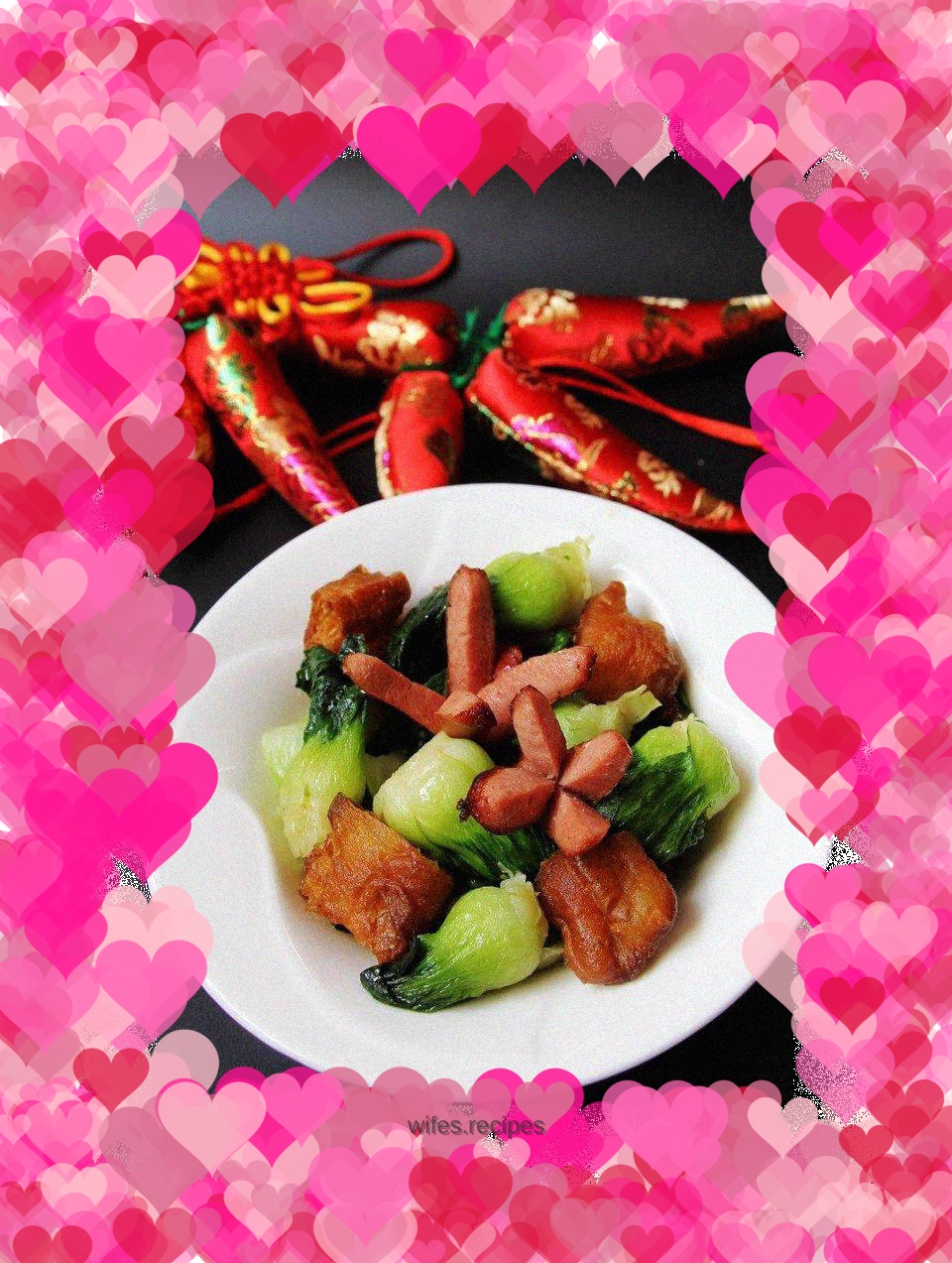 QQ sausage stir-fried vegetable fried dough sticks