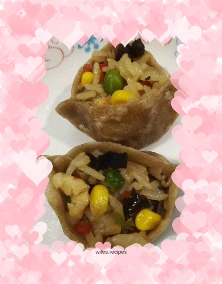 Soba noodles with shrimp and siomai