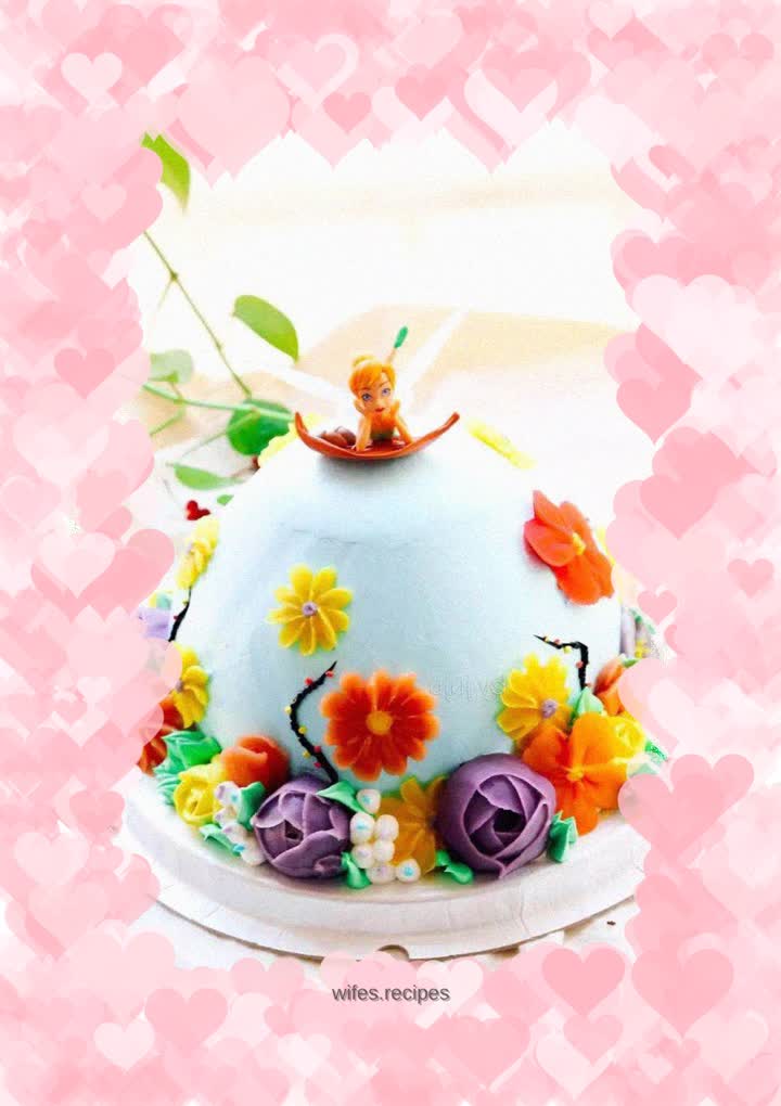 Dream World Decorated Cake