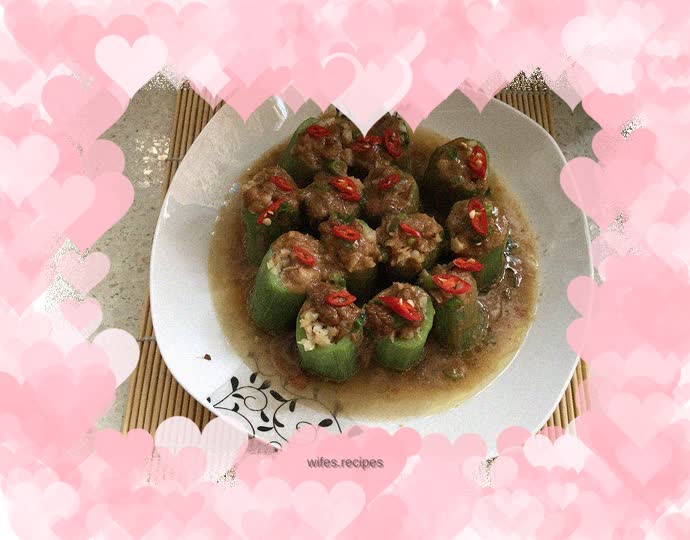 Steamed Luffa with Sesame Sauce