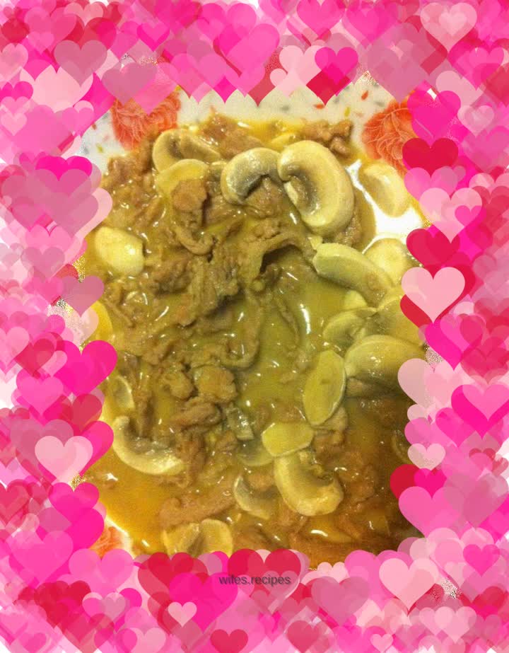 Stir-fried Pork with Fresh Mushrooms