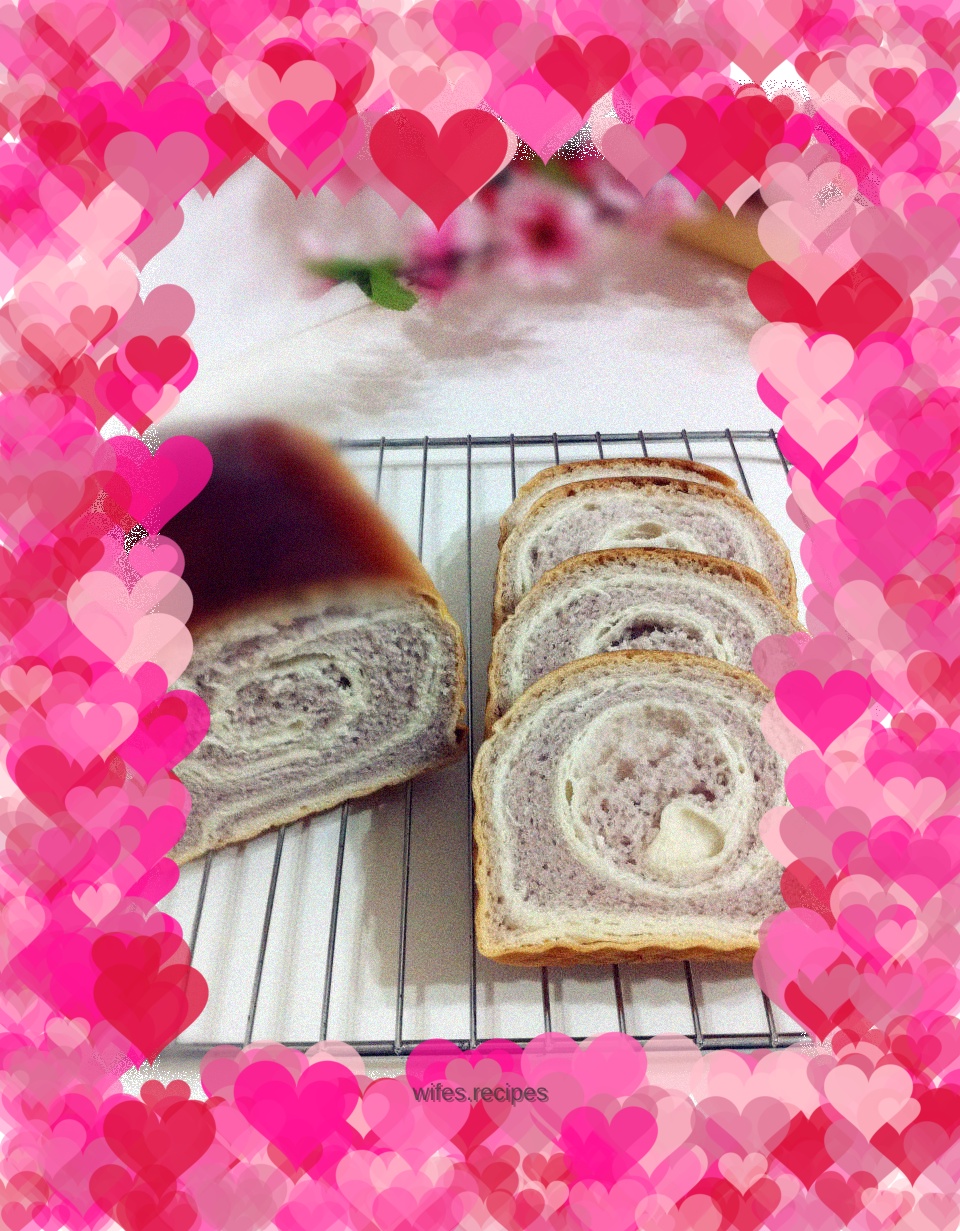 Purple Cabbage Two-Color Toast