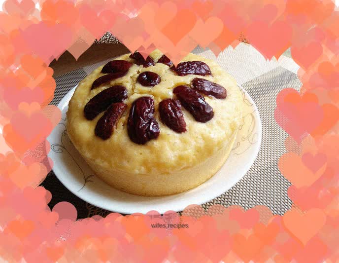 Red date corn cake