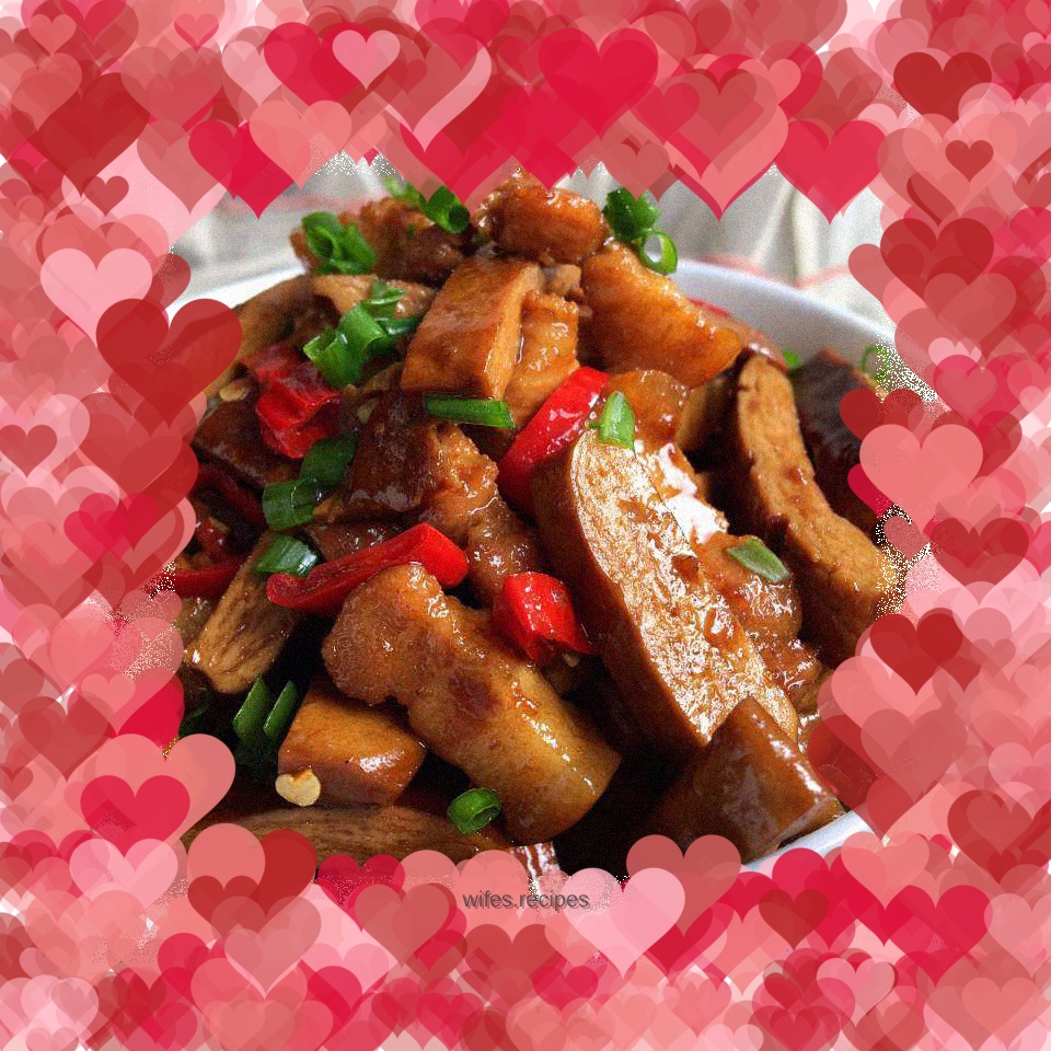 Braised Pork Belly with Dried Tofu