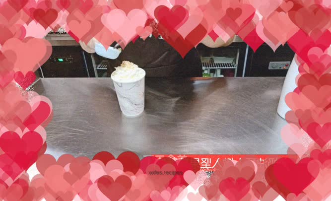 Hot milk tea drink "Purple Sweet Potato Oatmeal Roll"