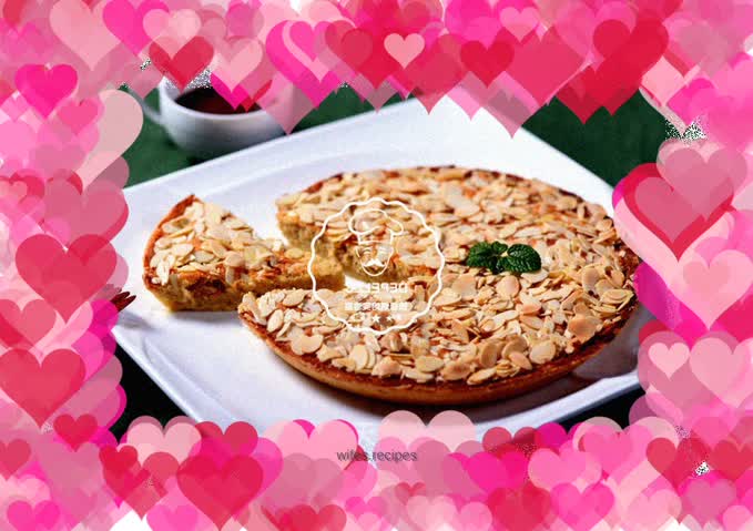 Delicious almond tart