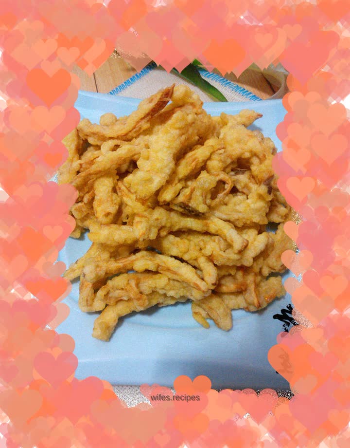Dry Fried King Oyster Mushroom