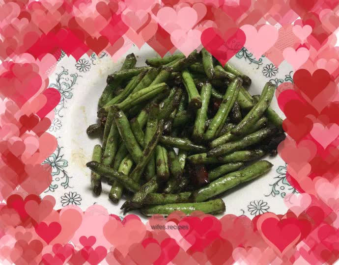 Stir-fried green beans