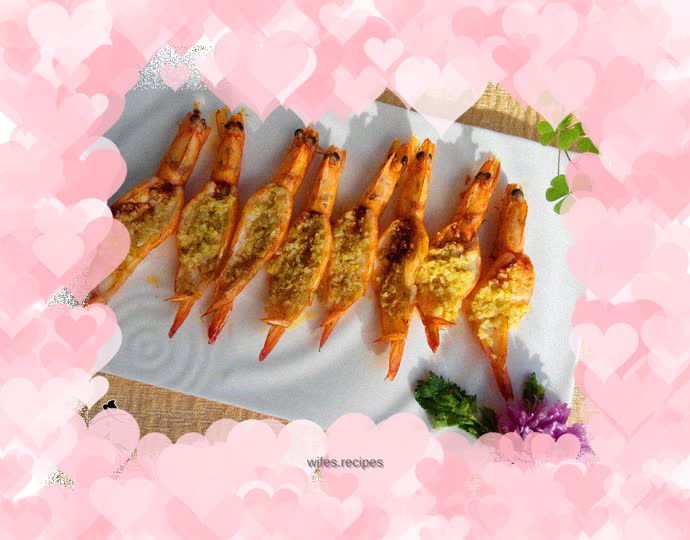 Grilled Prawns with Butter Garlic Sauce