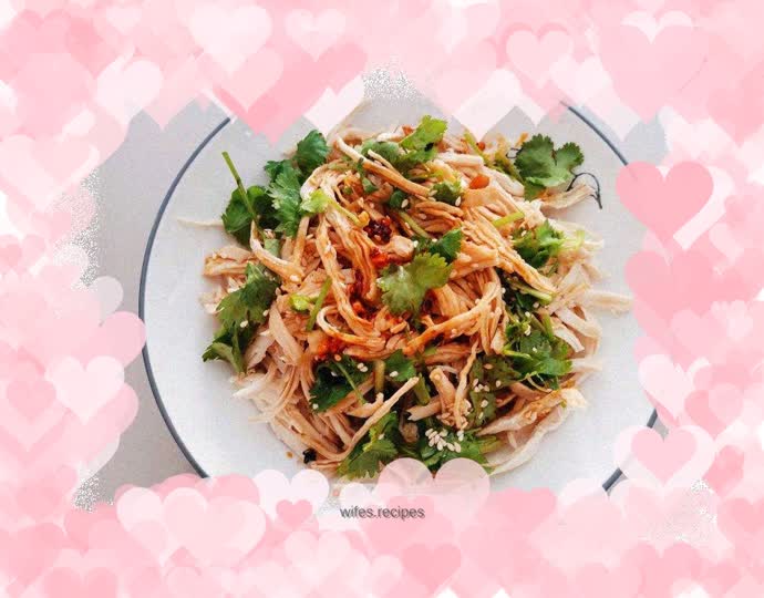 Spicy shredded chicken