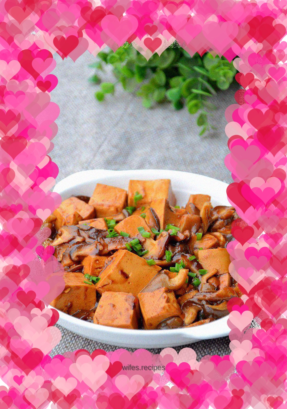 Grilled Tofu with Mushrooms