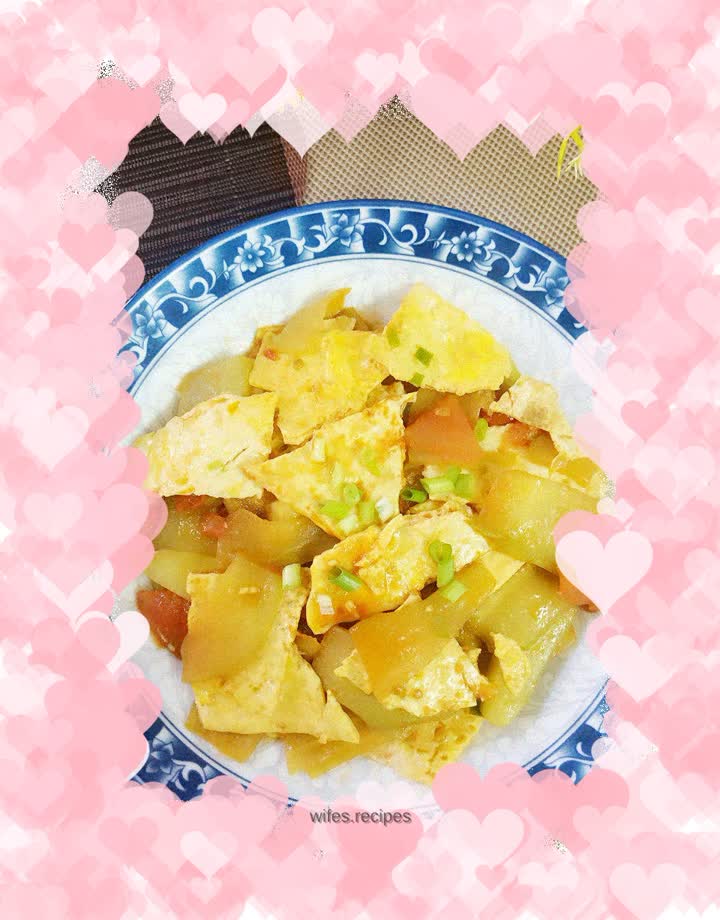Chayote Scrambled Eggs