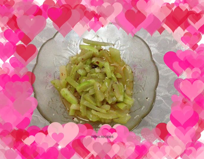 Emerald green---delicious watermelon rind pickles