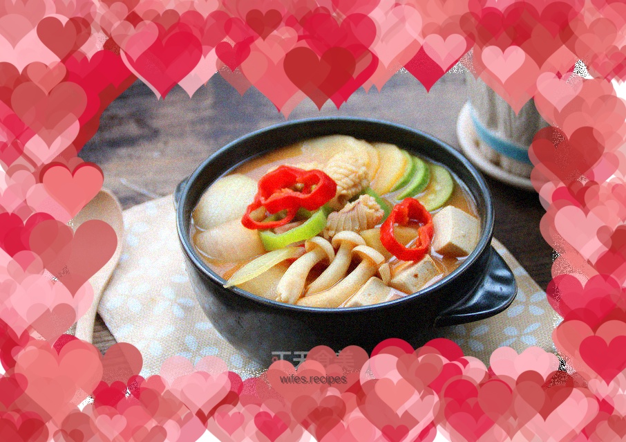 Korean soybean paste soup