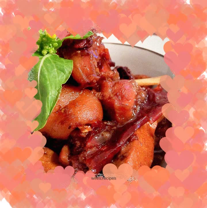 Salt-free Dried Tofu Stewed Pork Knuckles