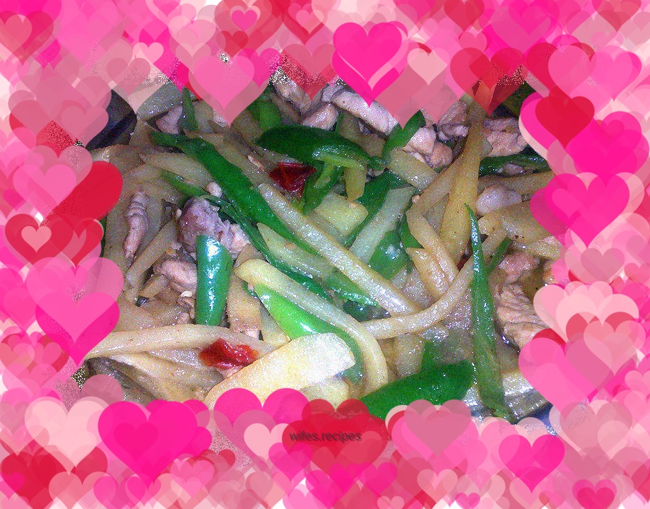 Shredded Pork with Spicy Peppers and Potatoes