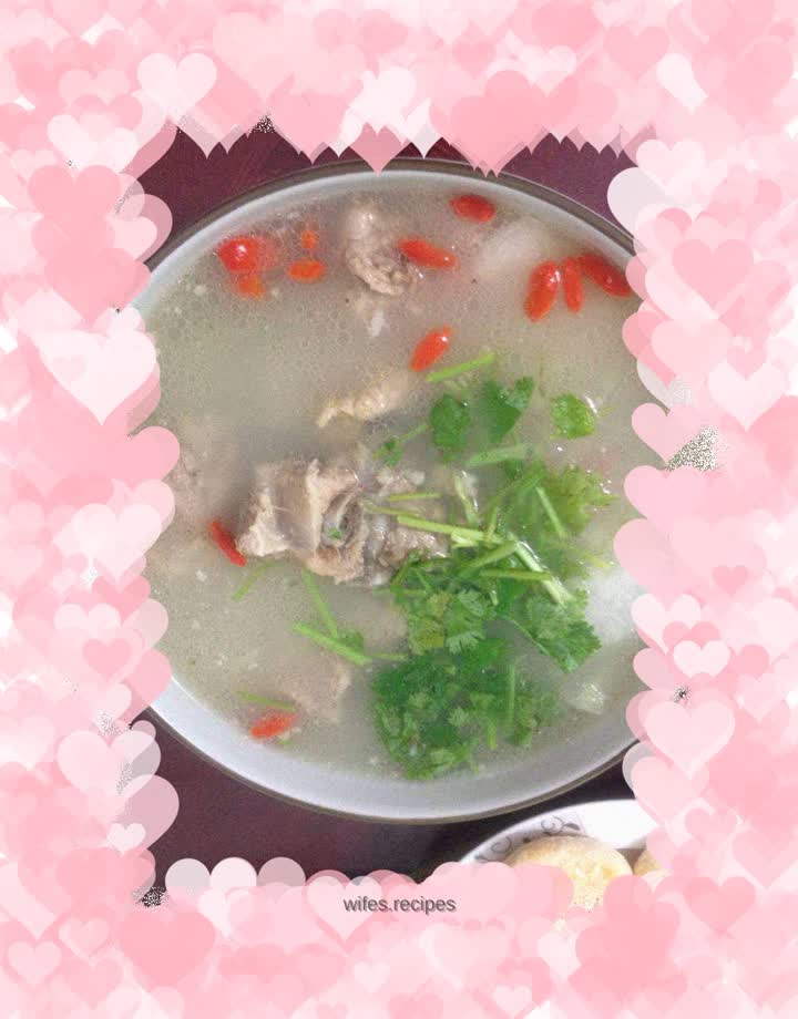 Barley, winter melon and pork ribs soup