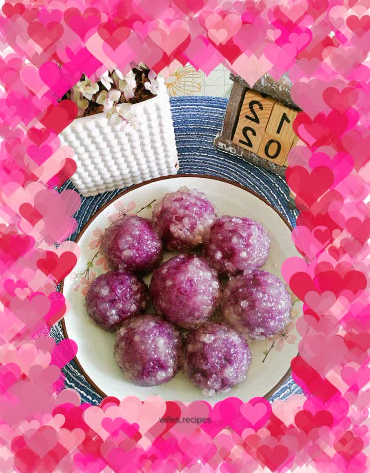 Crystal Purple Sweet Potato Balls