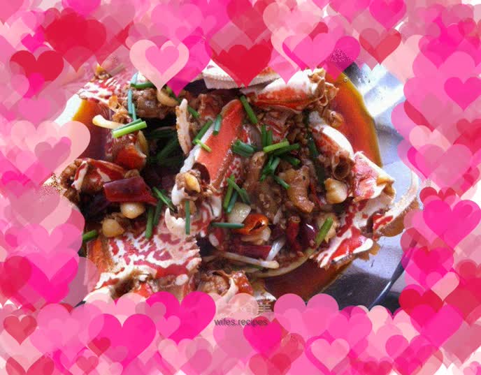 Crab claws with lees