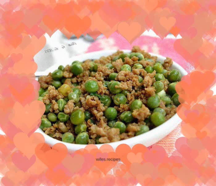 Minced Pork and Peas