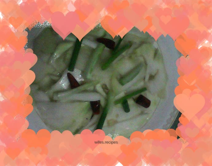 Stir-fried cabbage heads