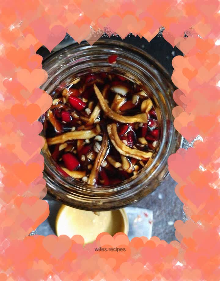 Shredded papaya pickles