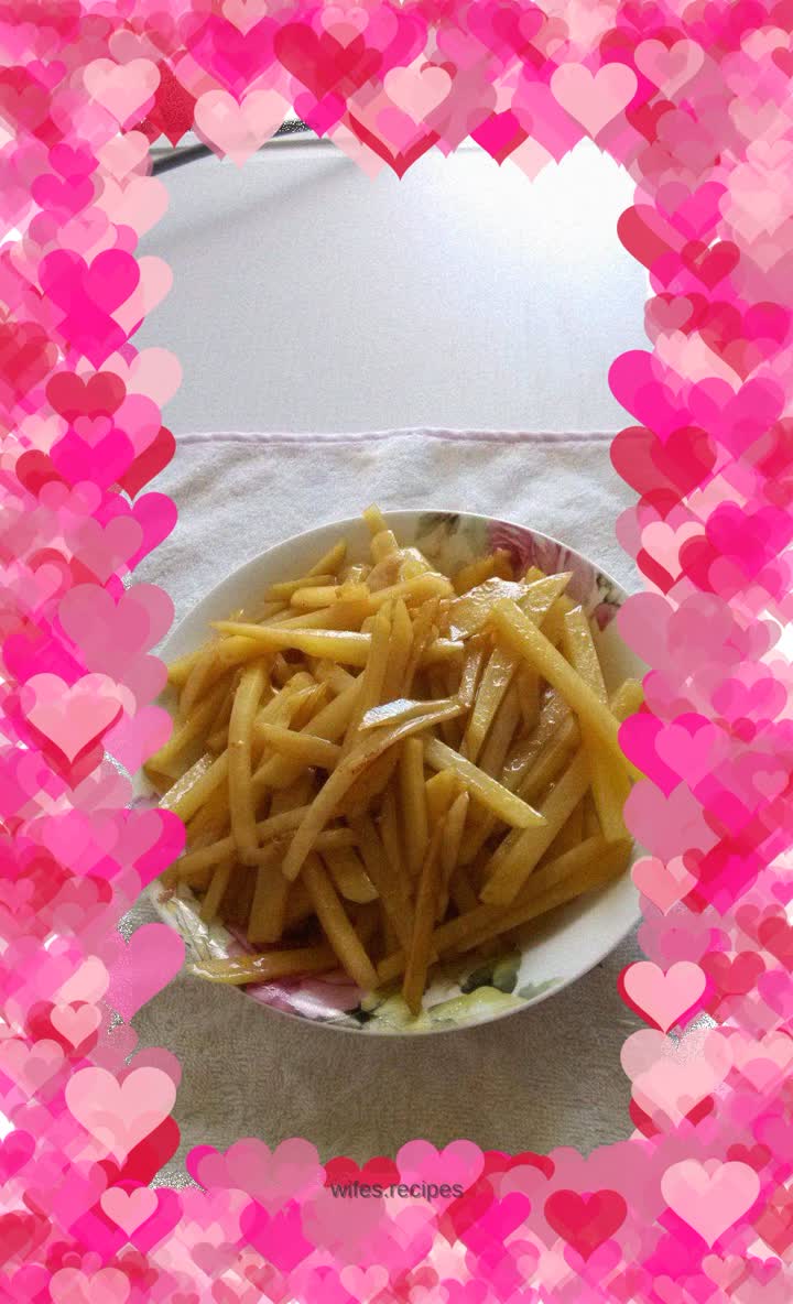 Stir-fried shredded potatoes