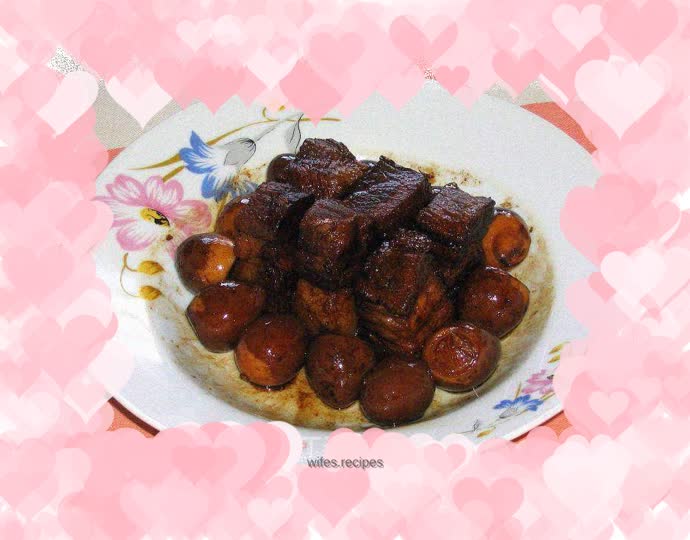 Fat but not greasy braised pork