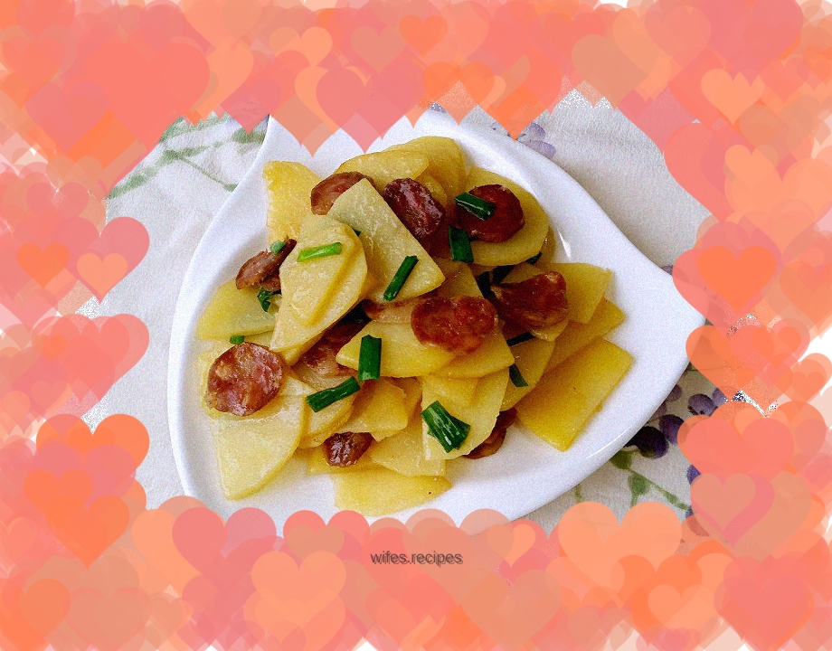 Sausage and Potato Chips