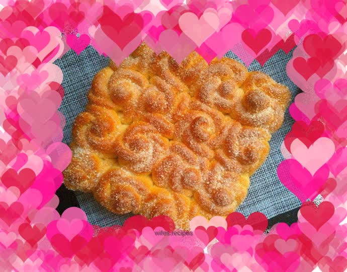 Rose Coconut Bread