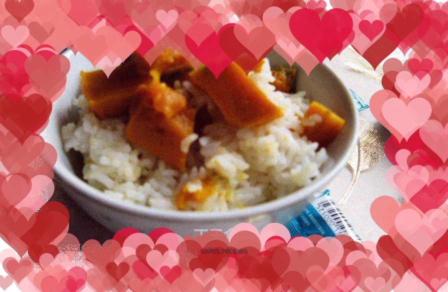 Eat healthily ---- Pumpkin rice