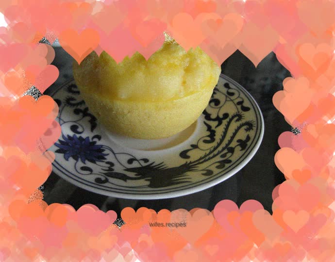 Steamed Sponge Cake - Whole Egg Beating Method