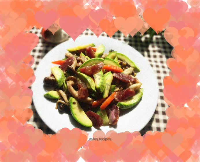 Stir-fried small melon with wax