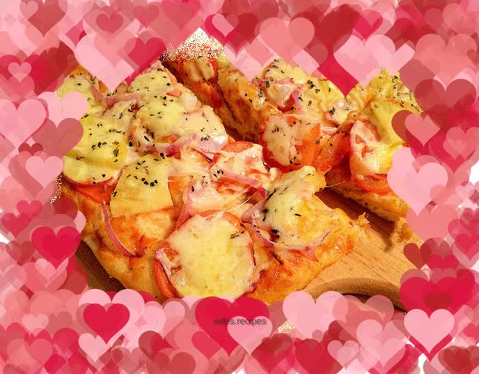 🍕Pizza bread cubes