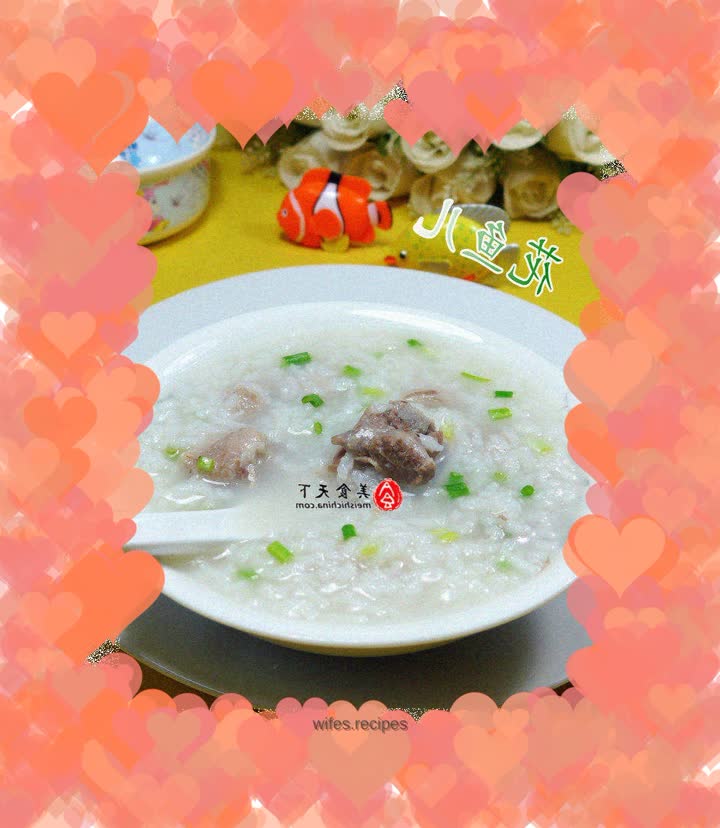 Pork Ribs Rice Porridge