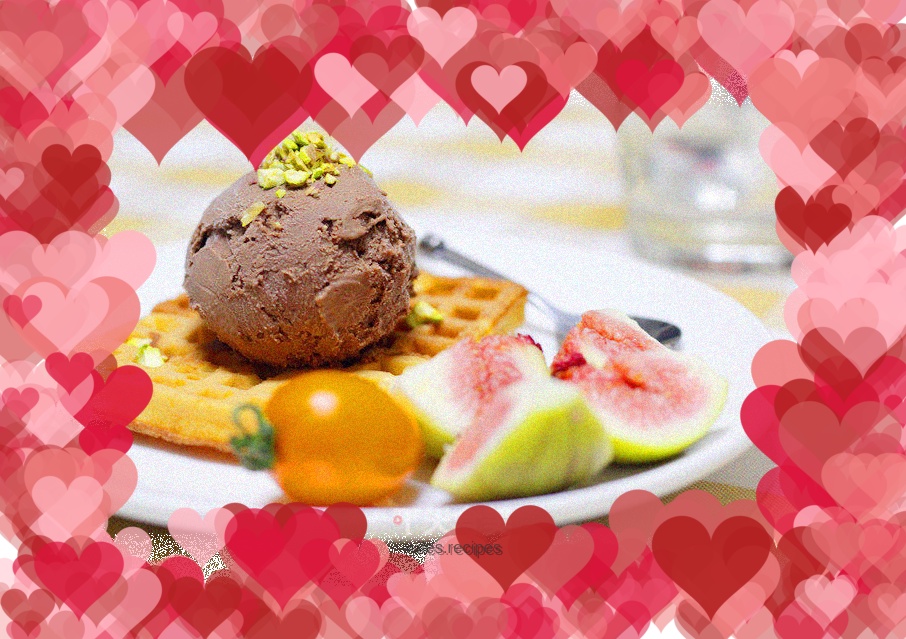 Make ice cream for him next to you! (Super simple version)