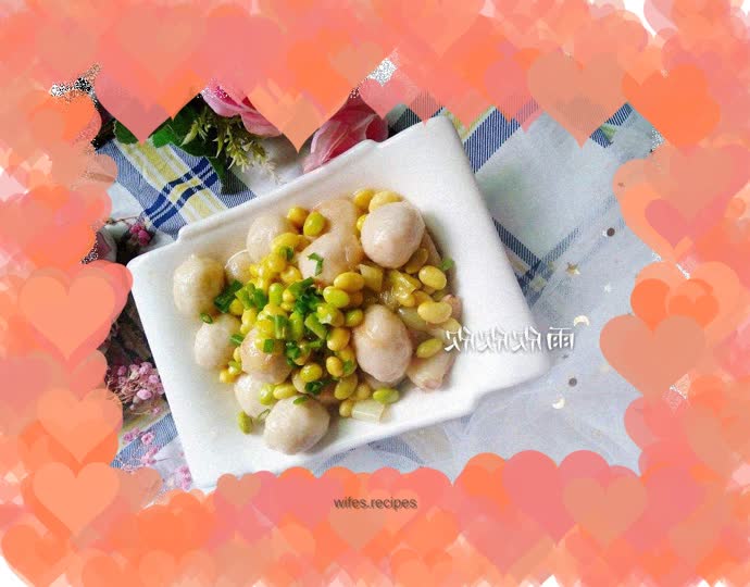 Soybean-roasted fish balls