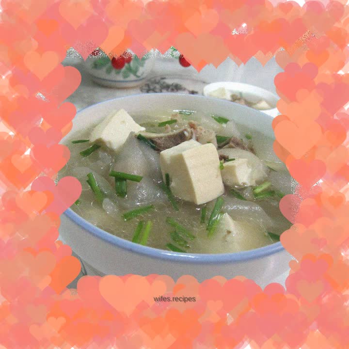 Bone tofu noodle soup