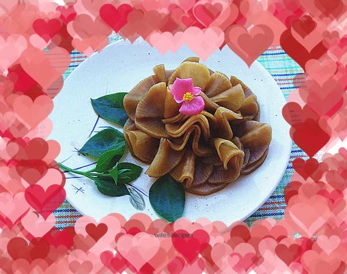 Refreshing pickled radish