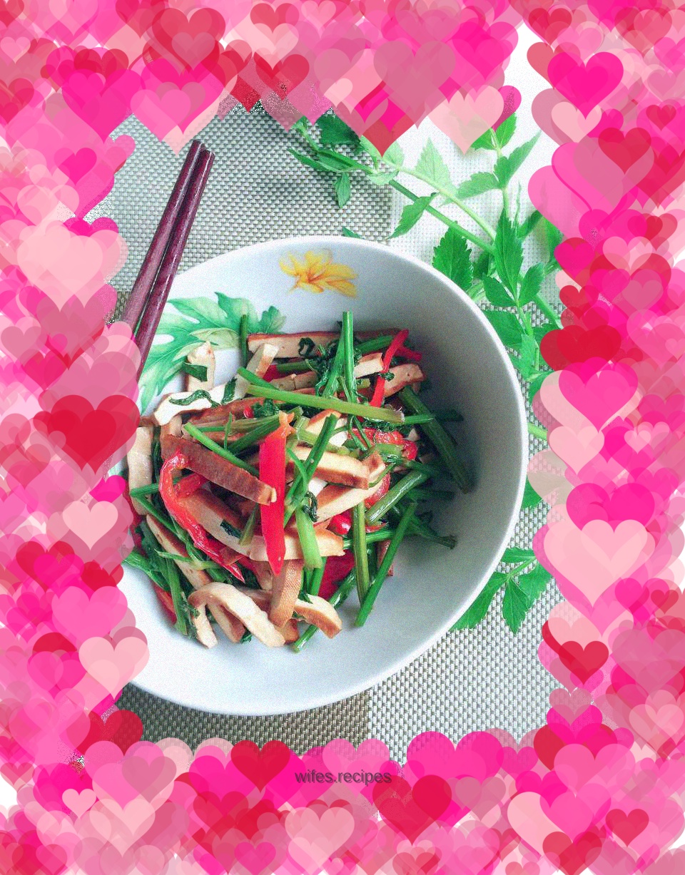 Stir-fried dried cress