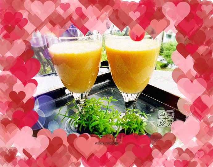 Nutritional milkshake two flavors